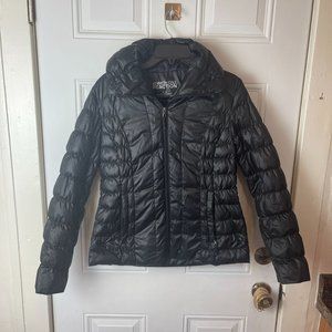 Kenneth Cole Reaction Black Winter Coat Jacket Puffer Womens Size Medium